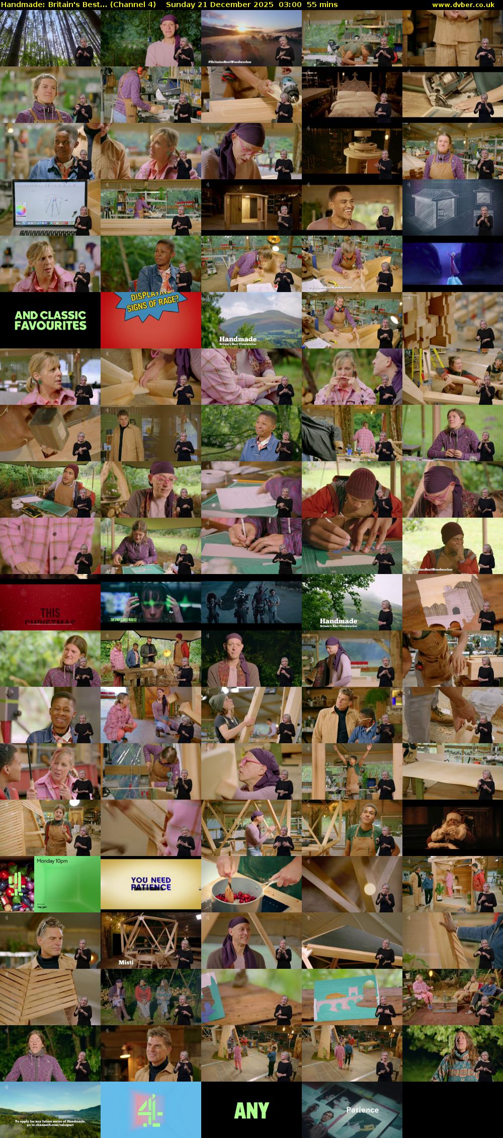 Handmade: Britain's Best... (Channel 4) Sunday 21 December 2025 03:00 - 03:55