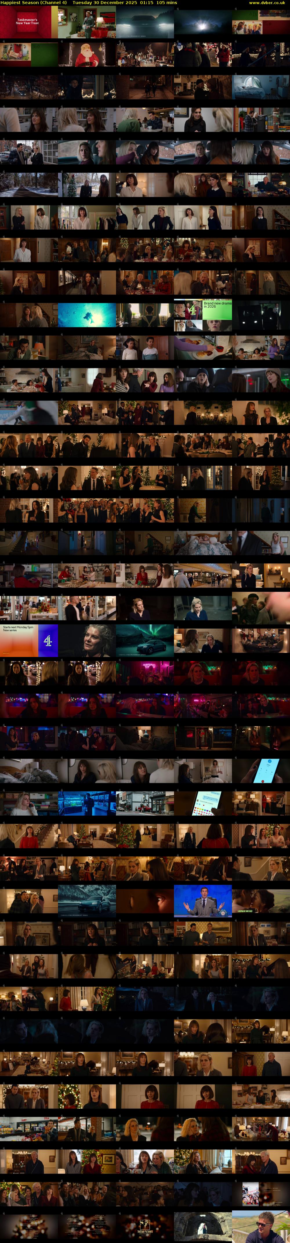 Happiest Season (Channel 4) Tuesday 30 December 2025 01:15 - 03:00