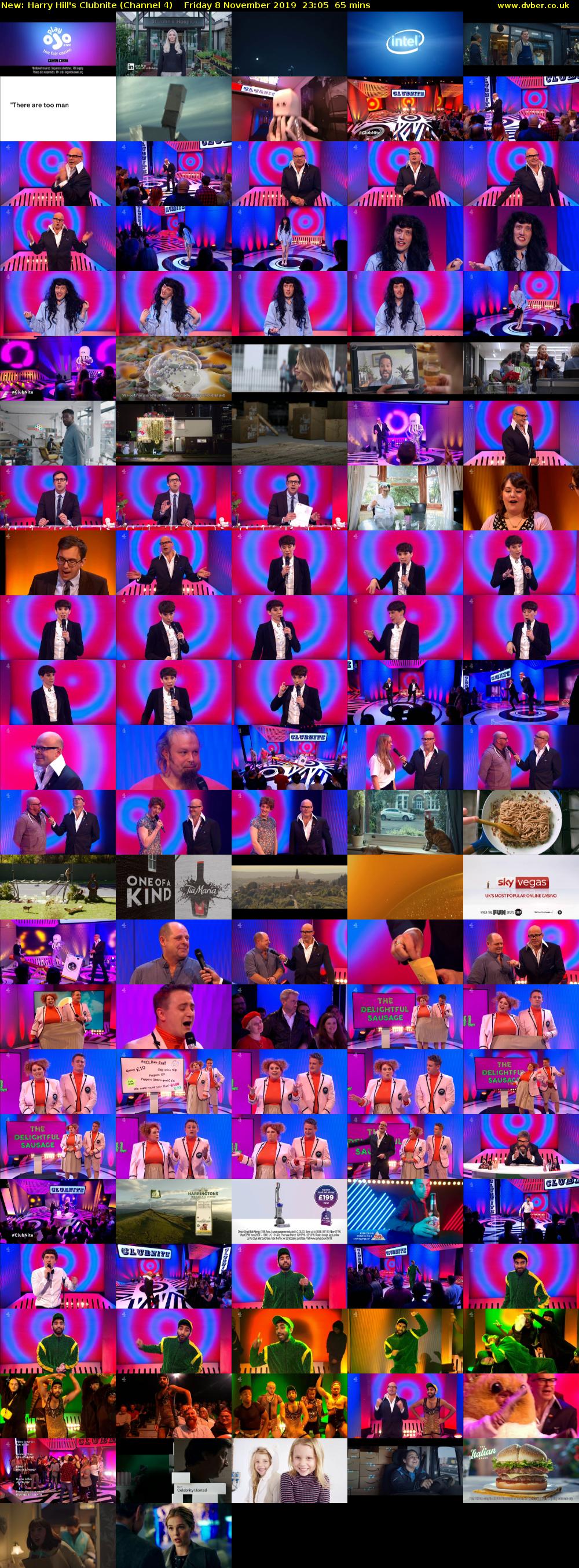 Harry Hill's Clubnite (Channel 4) Friday 8 November 2019 23:05 - 00:10