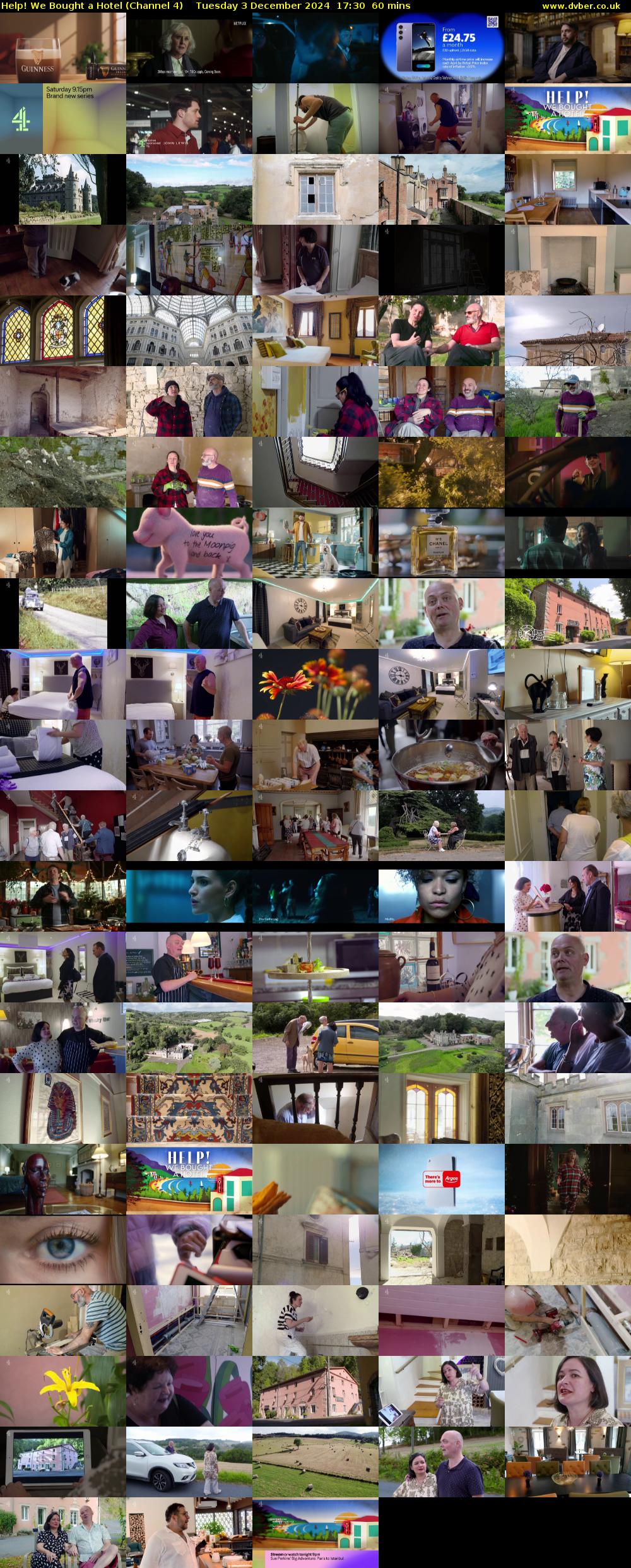 Help! We Bought a Hotel (Channel 4) Tuesday 3 December 2024 17:30 - 18:30