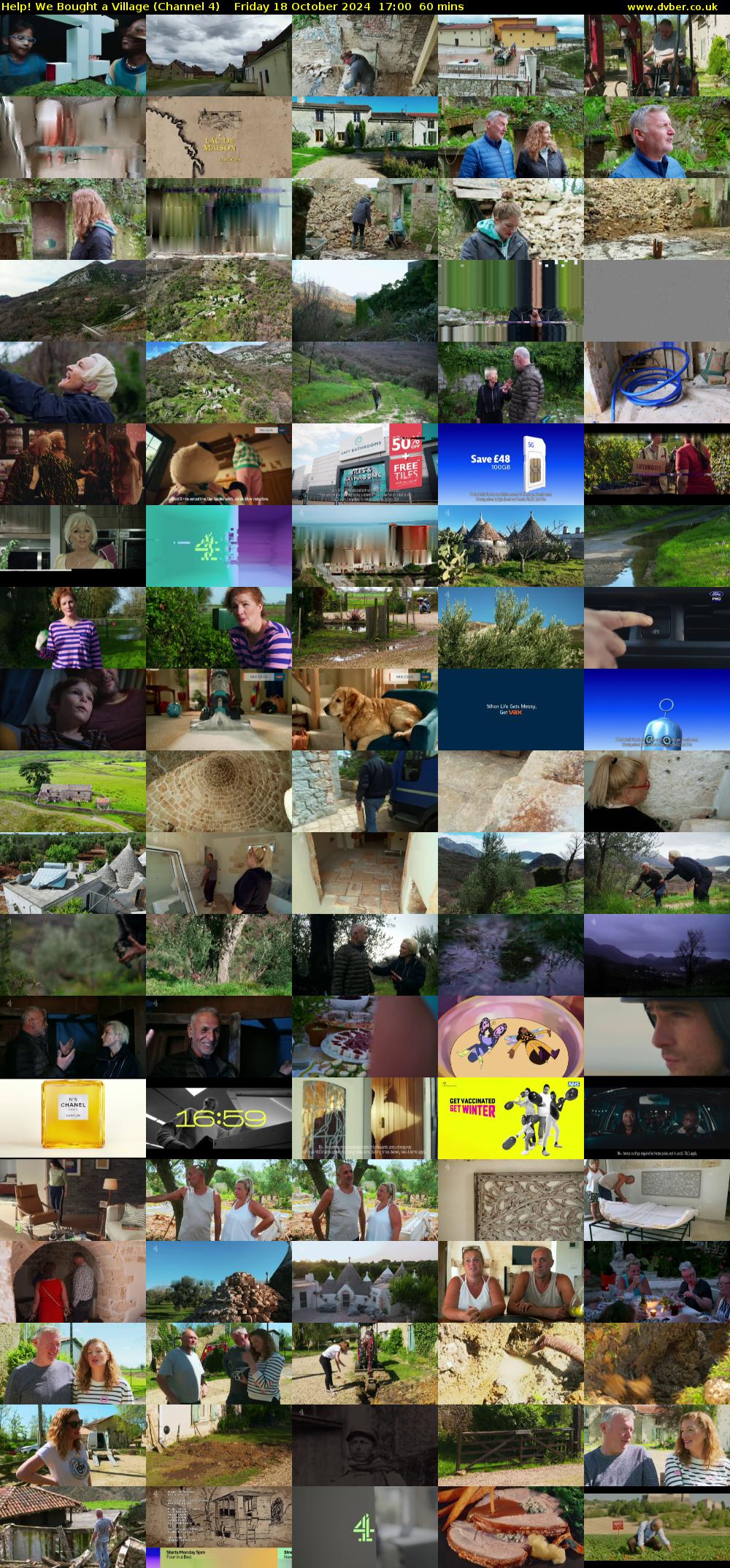 Help! We Bought a Village (Channel 4) Friday 18 October 2024 17:00 - 18:00