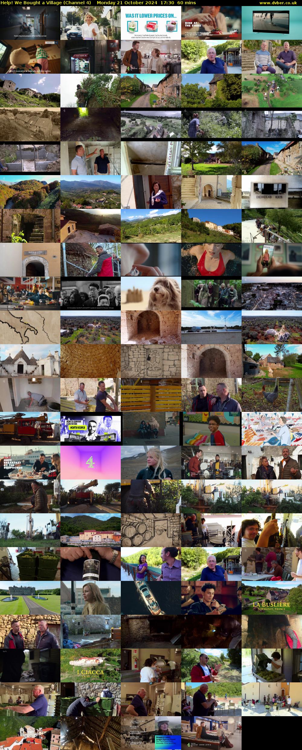 Help! We Bought a Village (Channel 4) Monday 21 October 2024 17:30 - 18:30