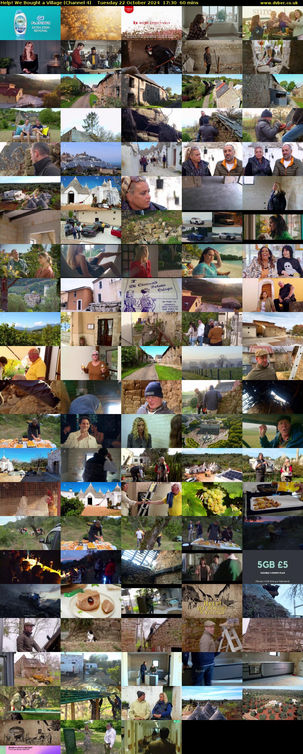 Help! We Bought a Village (Channel 4) Tuesday 22 October 2024 17:30 - 18:30