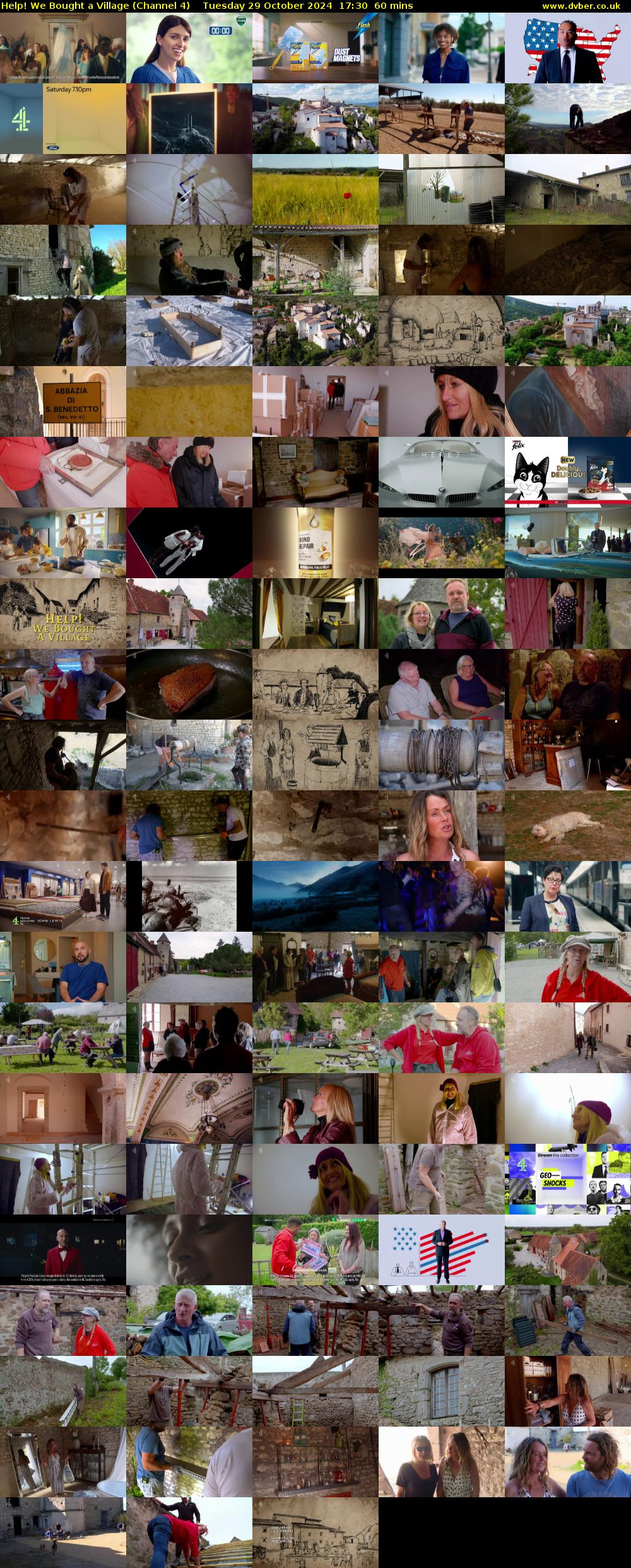 Help! We Bought a Village (Channel 4) Tuesday 29 October 2024 17:30 - 18:30