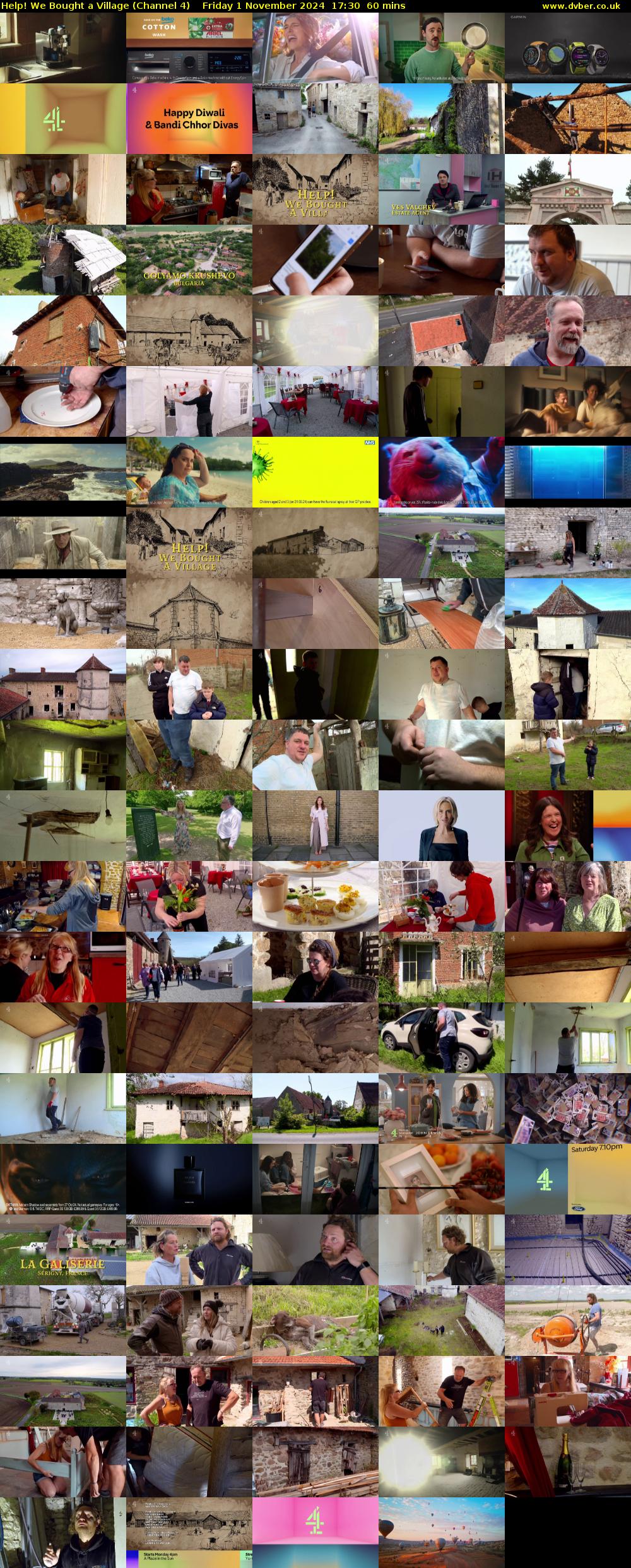 Help! We Bought a Village (Channel 4) Friday 1 November 2024 17:30 - 18:30