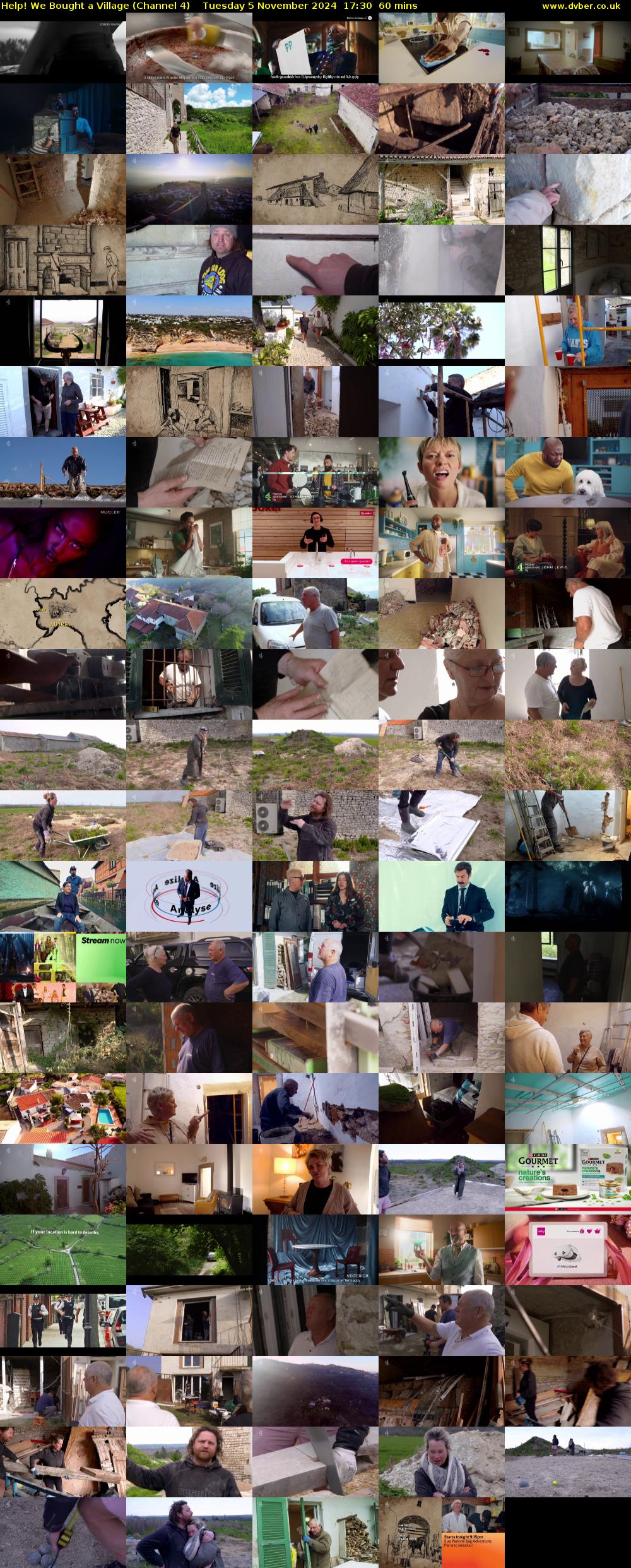 Help! We Bought a Village (Channel 4) Tuesday 5 November 2024 17:30 - 18:30