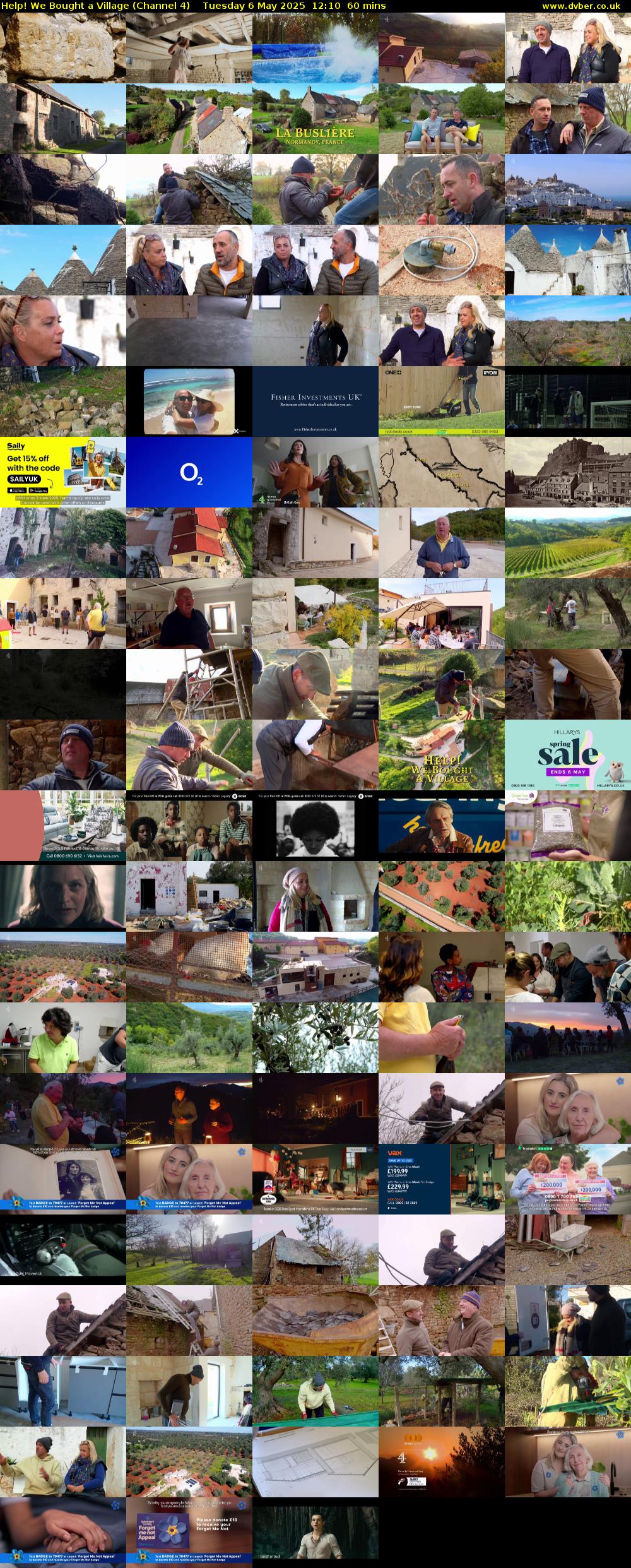 Help! We Bought a Village (Channel 4) Tuesday 6 May 2025 12:10 - 13:10