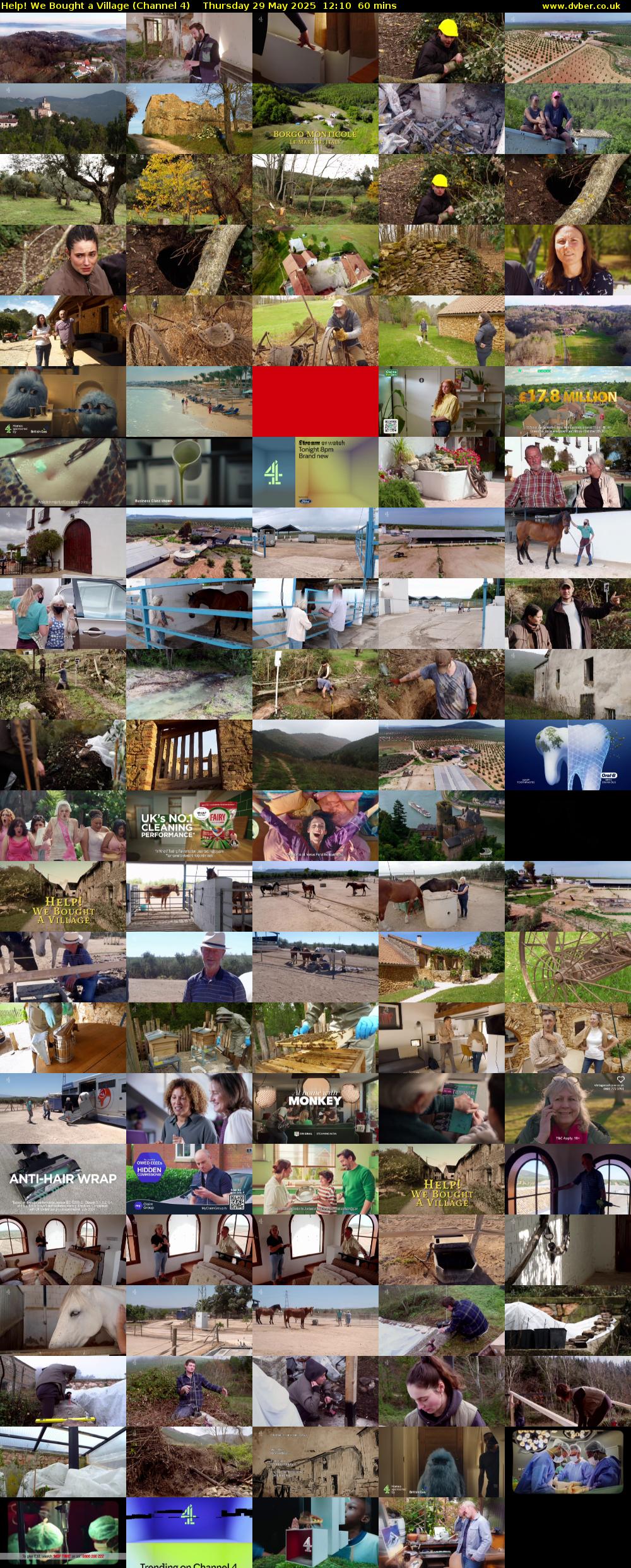 Help! We Bought a Village (Channel 4) Thursday 29 May 2025 12:10 - 13:10