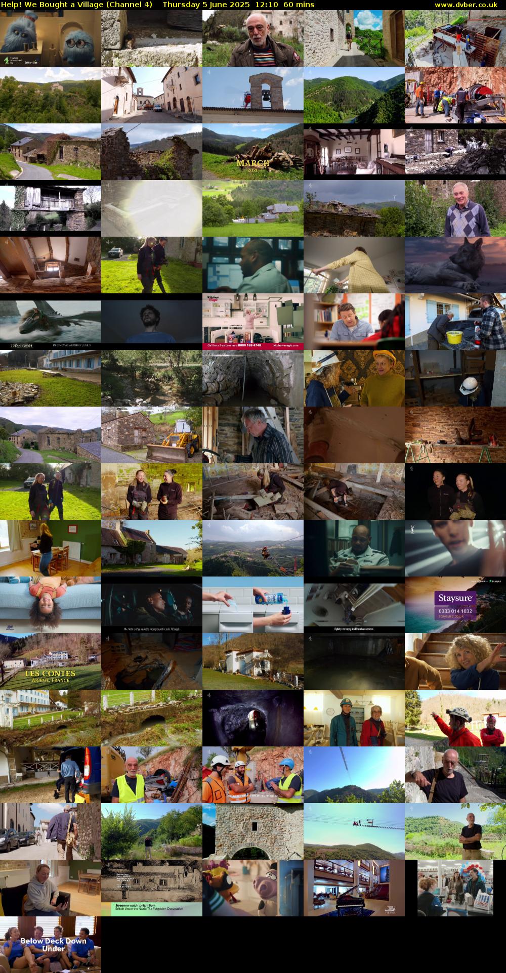 Help! We Bought a Village (Channel 4) Thursday 5 June 2025 12:10 - 13:10