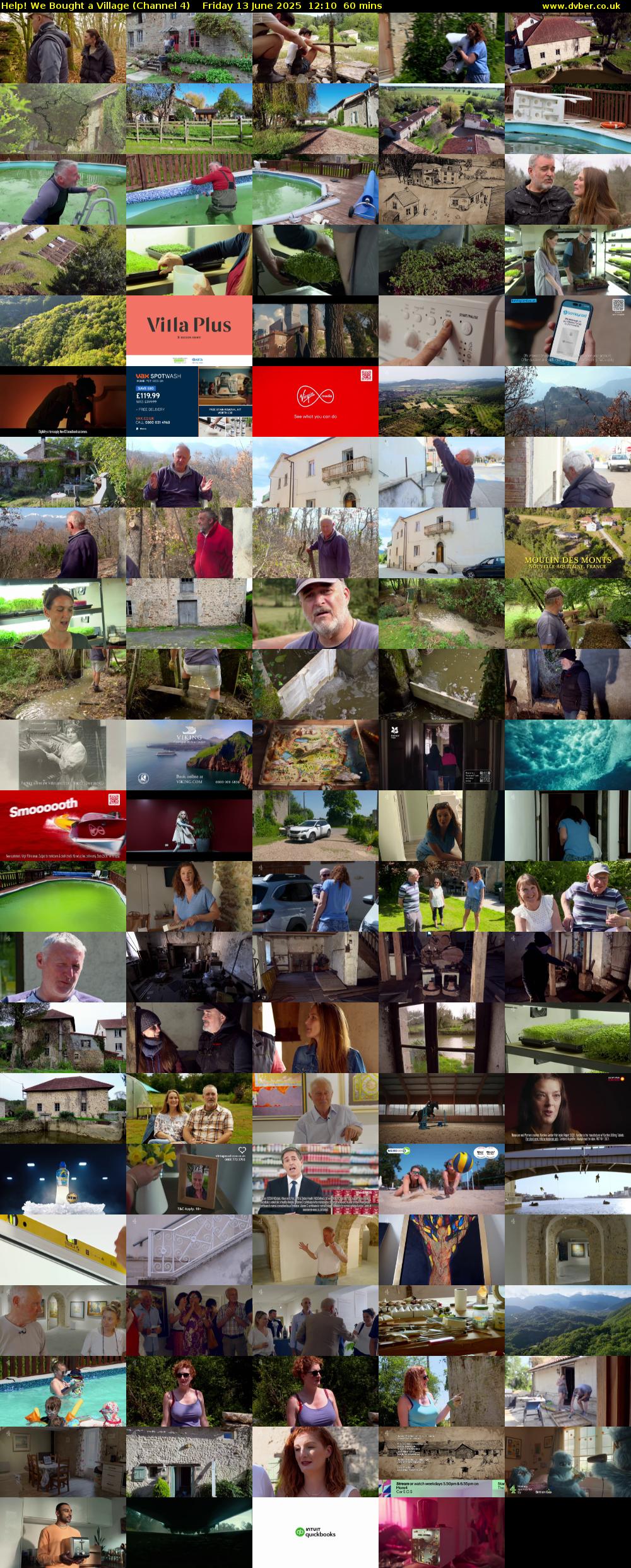 Help! We Bought a Village (Channel 4) Friday 13 June 2025 12:10 - 13:10