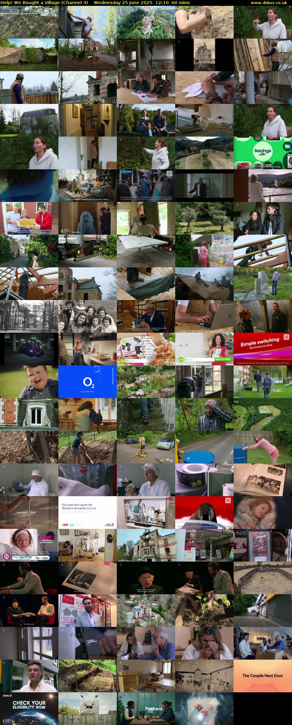 Help! We Bought a Village (Channel 4) Wednesday 25 June 2025 12:10 - 13:10
