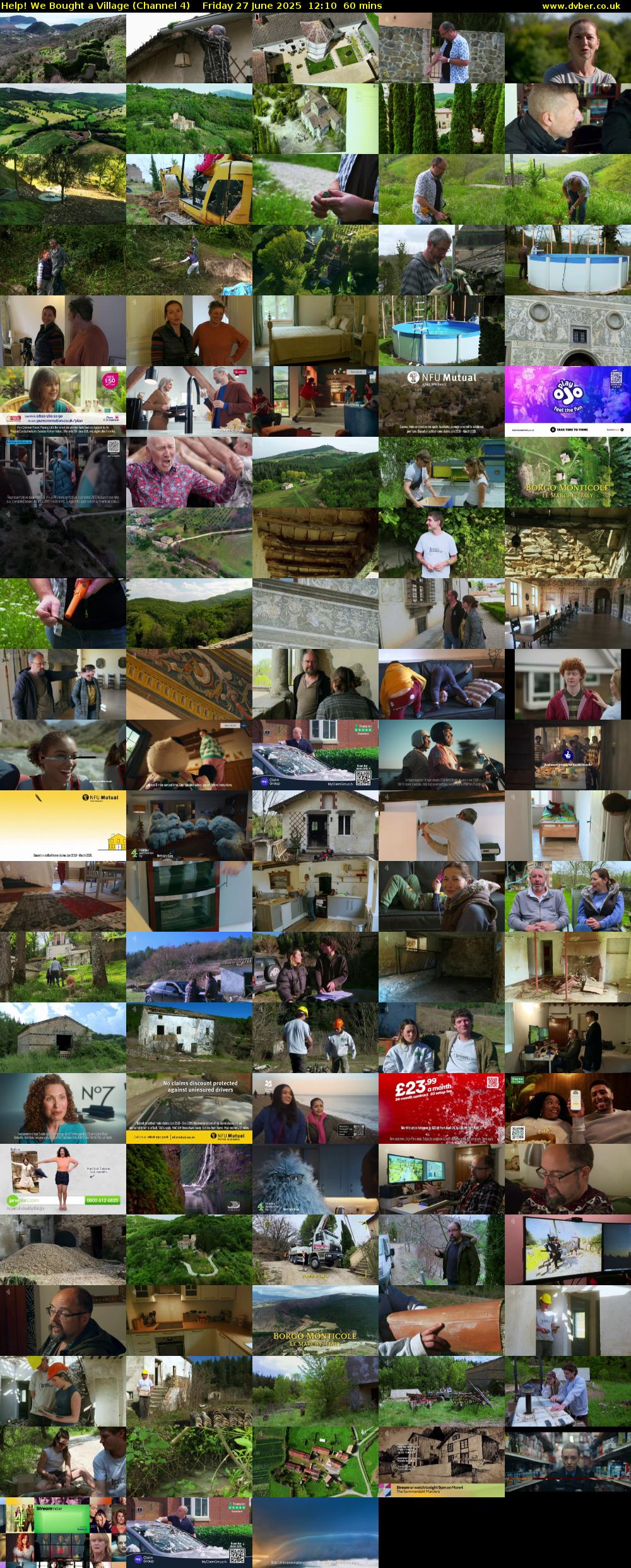 Help! We Bought a Village (Channel 4) Friday 27 June 2025 12:10 - 13:10