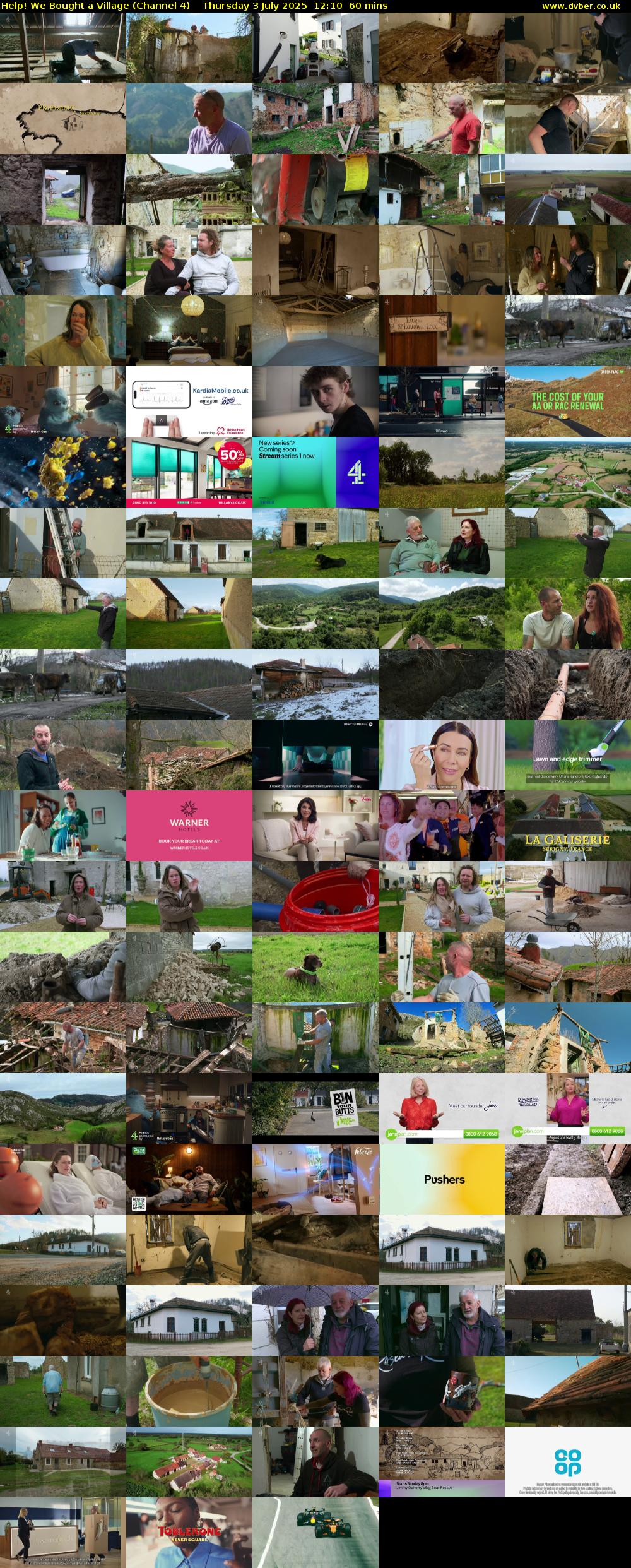 Help! We Bought a Village (Channel 4) Thursday 3 July 2025 12:10 - 13:10