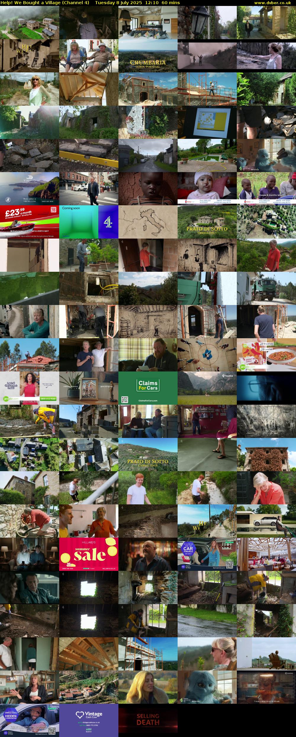 Help! We Bought a Village (Channel 4) Tuesday 8 July 2025 12:10 - 13:10