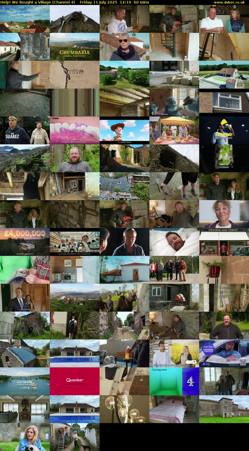 Help! We Bought a Village (Channel 4) Friday 11 July 2025 12:10 - 13:10