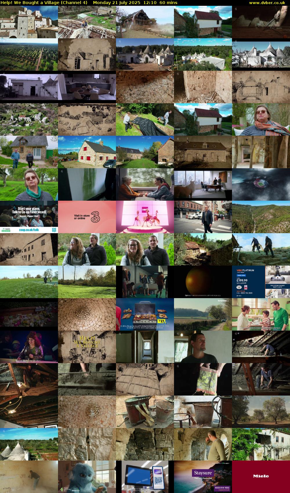 Help! We Bought a Village (Channel 4) Monday 21 July 2025 12:10 - 13:10