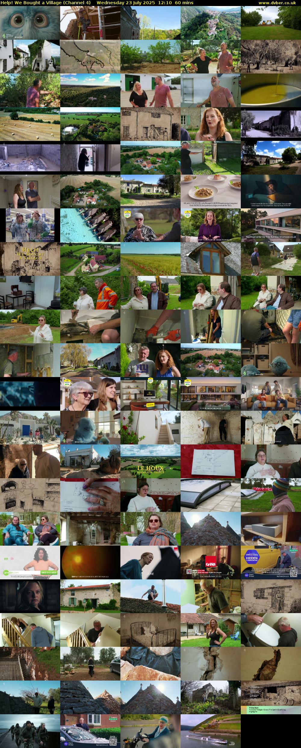Help! We Bought a Village (Channel 4) Wednesday 23 July 2025 12:10 - 13:10