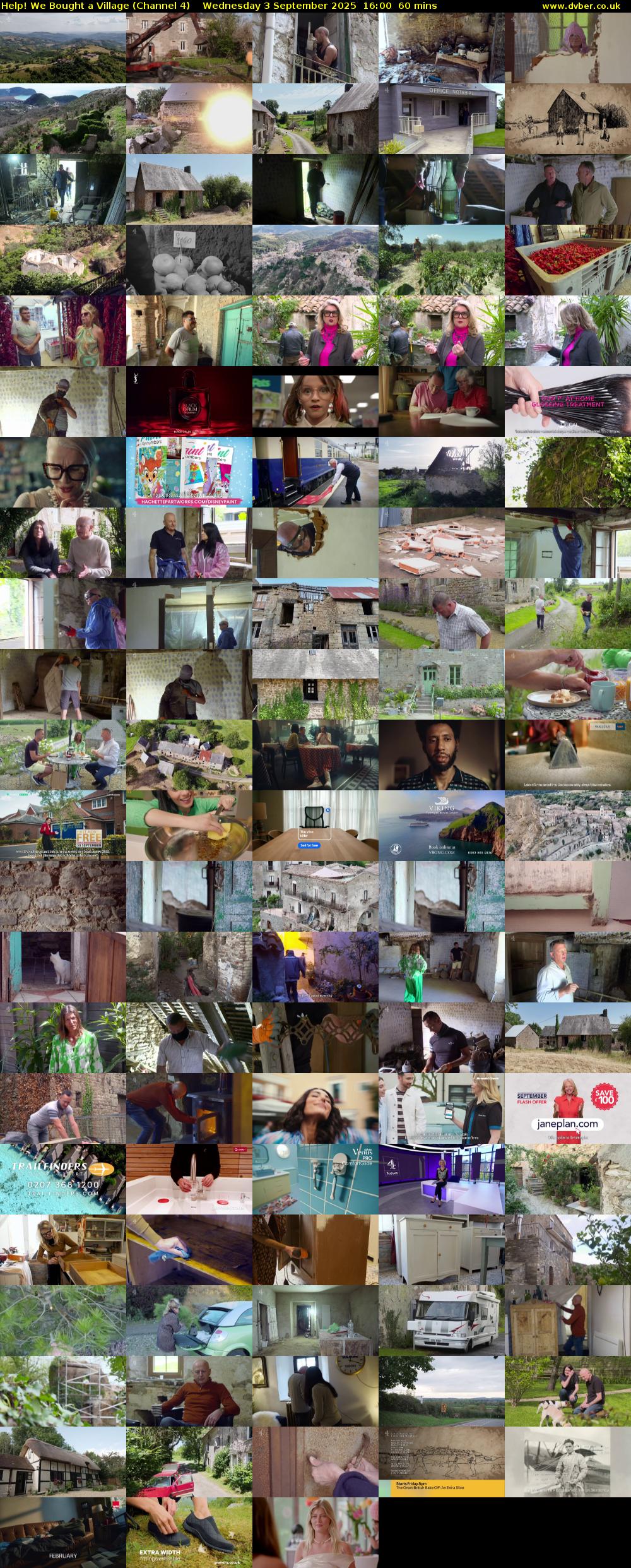 Help! We Bought a Village (Channel 4) Wednesday 3 September 2025 16:00 - 17:00