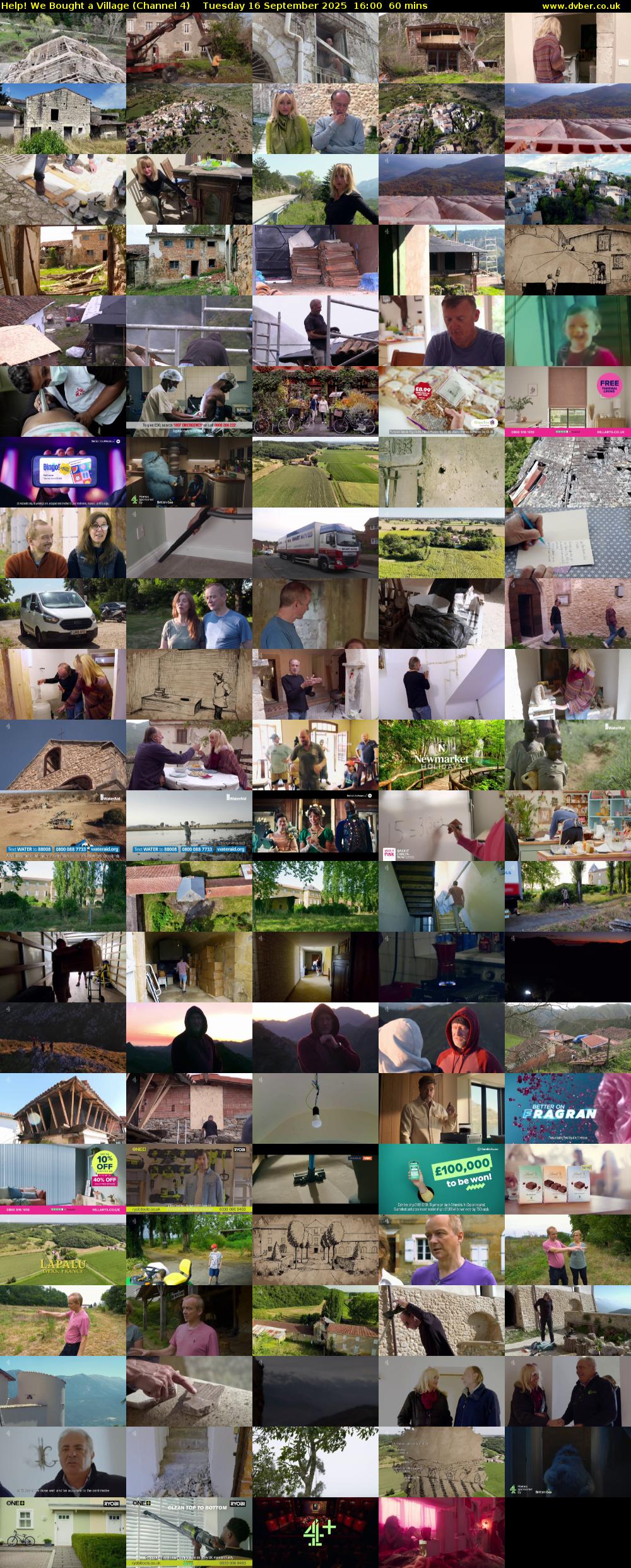 Help! We Bought a Village (Channel 4) Tuesday 16 September 2025 16:00 - 17:00