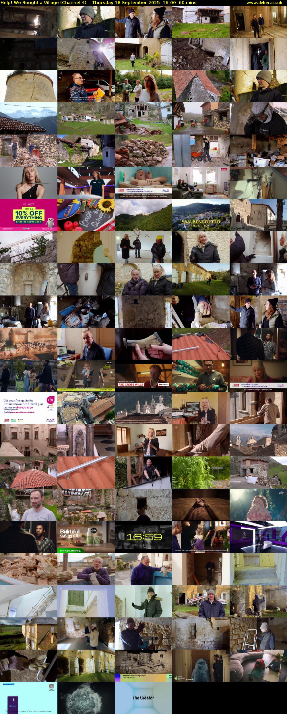 Help! We Bought a Village (Channel 4) Thursday 18 September 2025 16:00 - 17:00