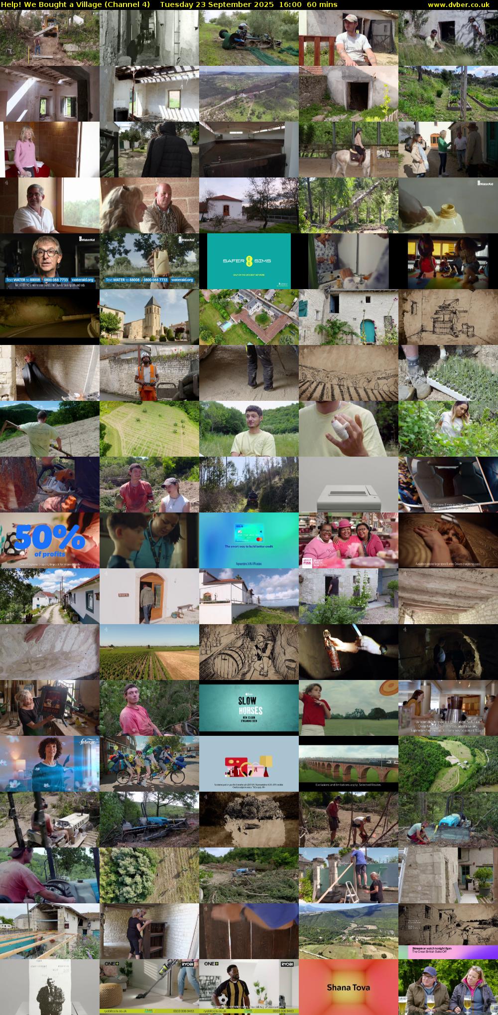 Help! We Bought a Village (Channel 4) Tuesday 23 September 2025 16:00 - 17:00