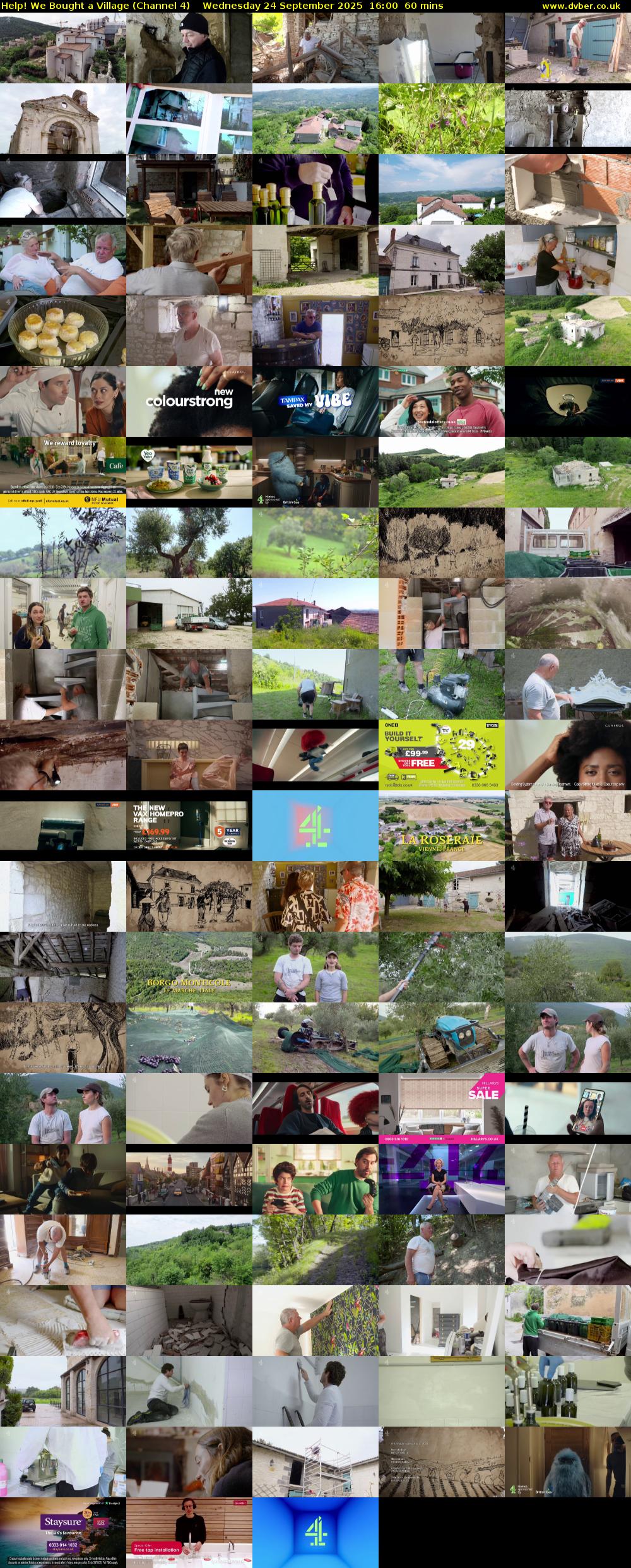 Help! We Bought a Village (Channel 4) Wednesday 24 September 2025 16:00 - 17:00