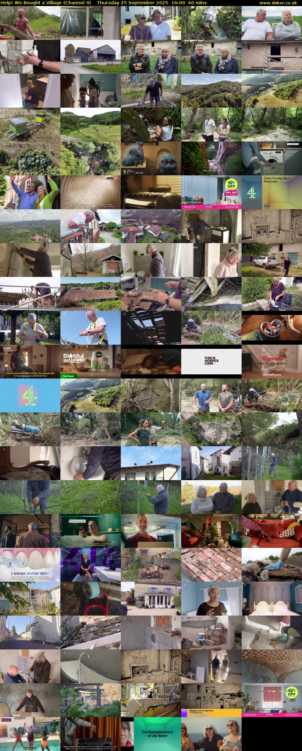 Help! We Bought a Village (Channel 4) Thursday 25 September 2025 16:00 - 17:00