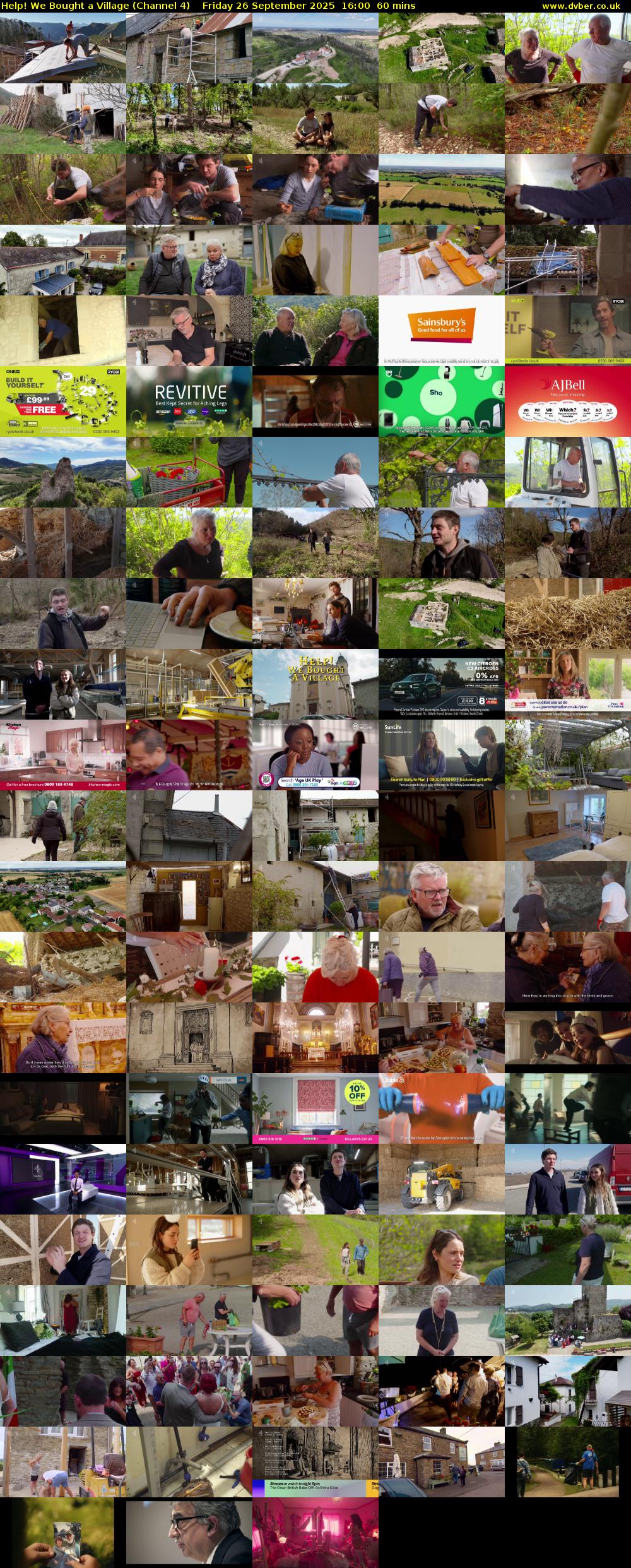 Help! We Bought a Village (Channel 4) Friday 26 September 2025 16:00 - 17:00