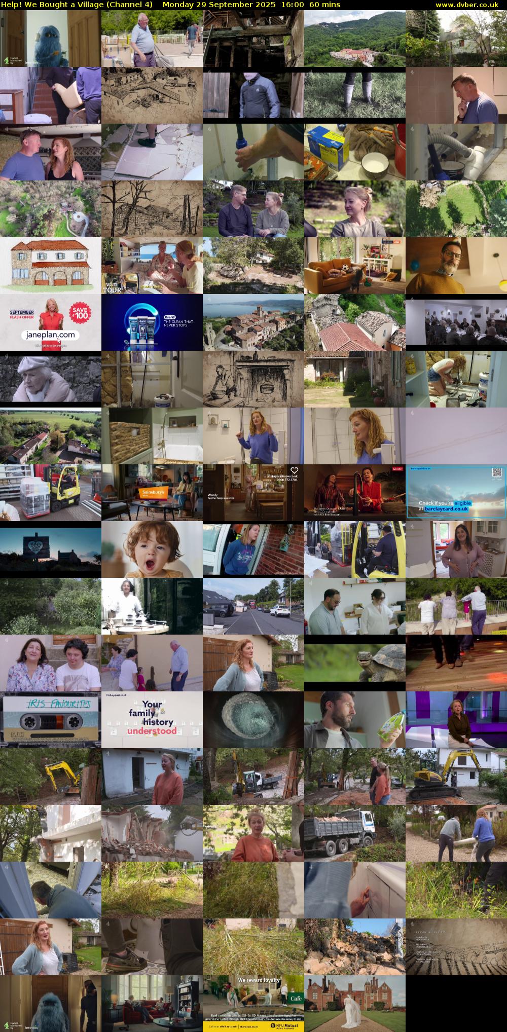 Help! We Bought a Village (Channel 4) Monday 29 September 2025 16:00 - 17:00