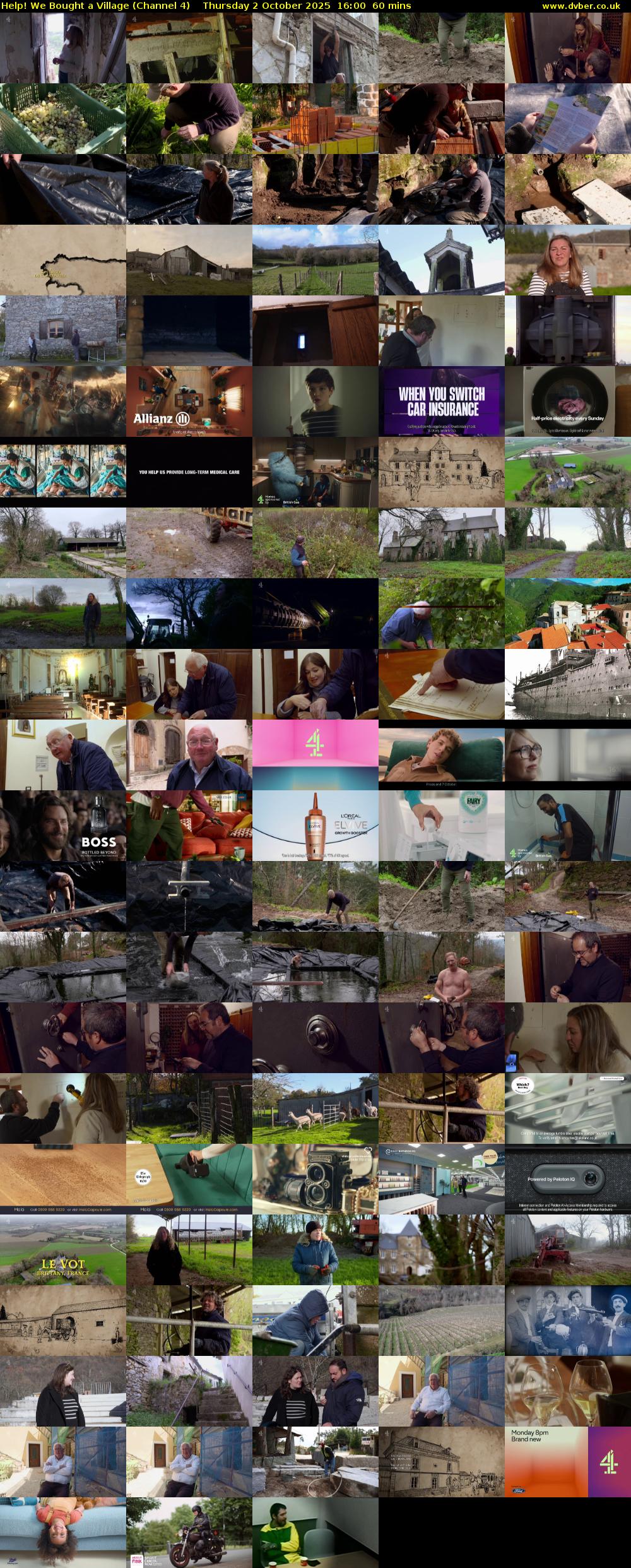 Help! We Bought a Village (Channel 4) Thursday 2 October 2025 16:00 - 17:00