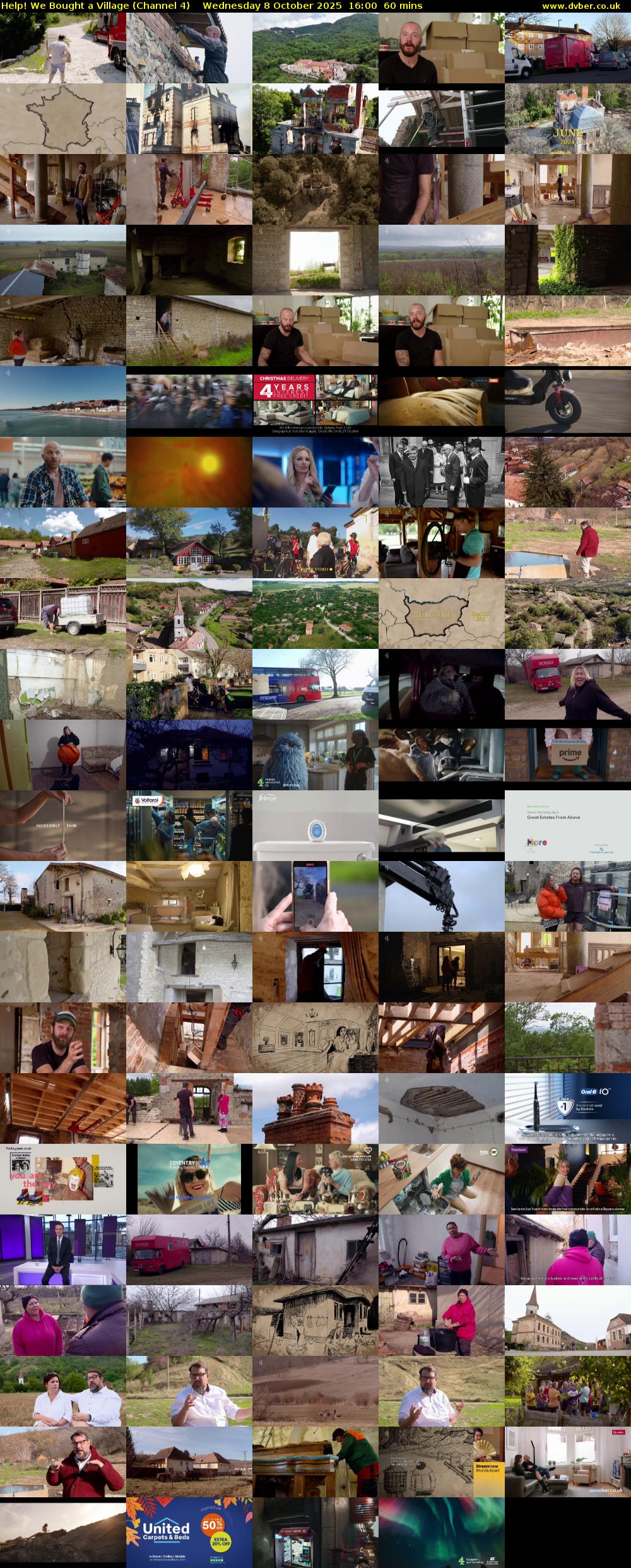 Help! We Bought a Village (Channel 4) Wednesday 8 October 2025 16:00 - 17:00