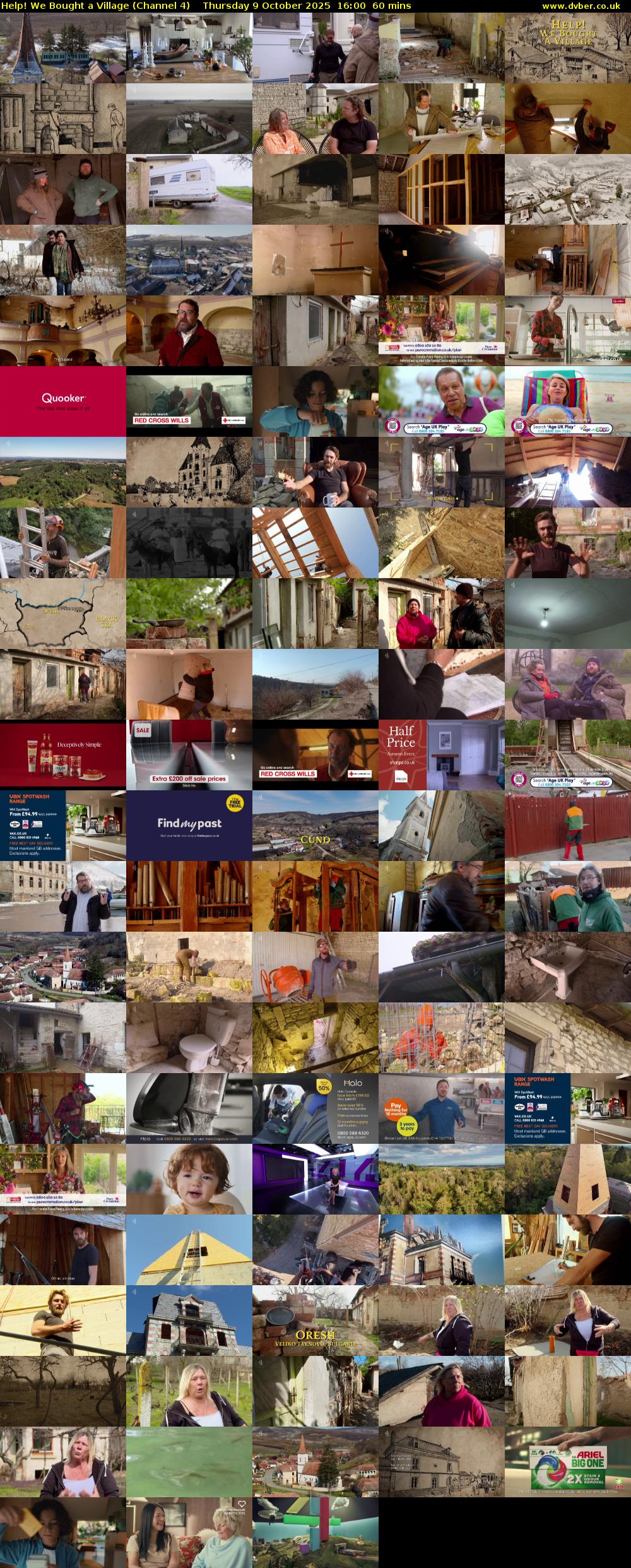 Help! We Bought a Village (Channel 4) Thursday 9 October 2025 16:00 - 17:00