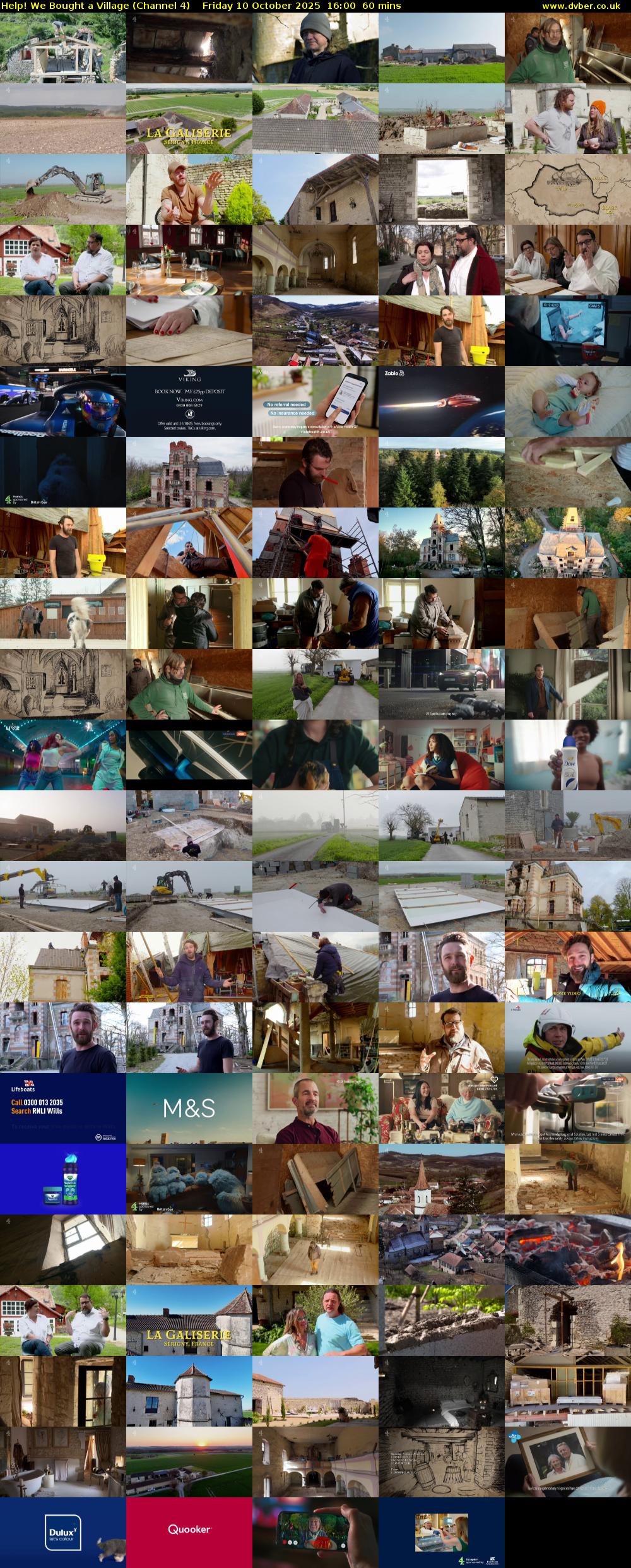 Help! We Bought a Village (Channel 4) Friday 10 October 2025 16:00 - 17:00