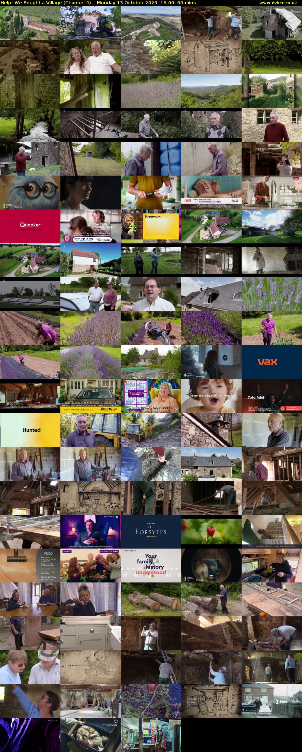 Help! We Bought a Village (Channel 4) Monday 13 October 2025 16:00 - 17:00