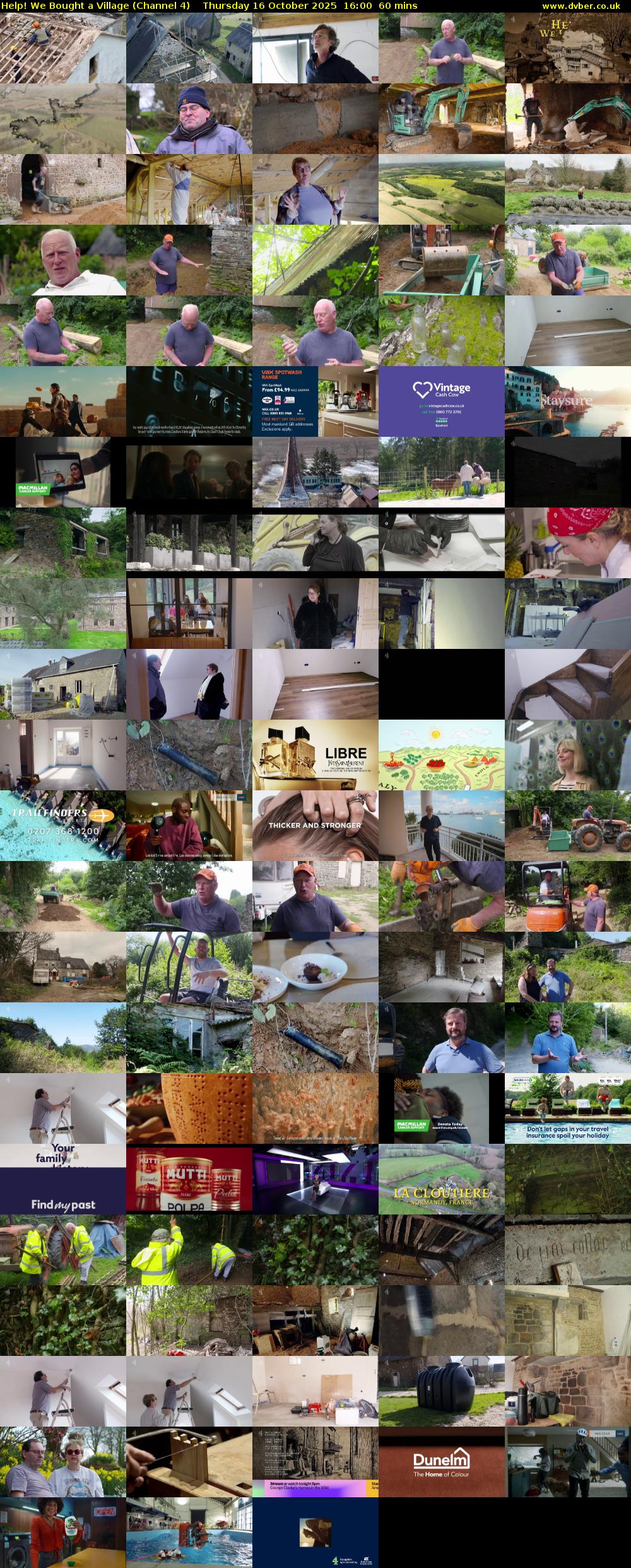 Help! We Bought a Village (Channel 4) Thursday 16 October 2025 16:00 - 17:00