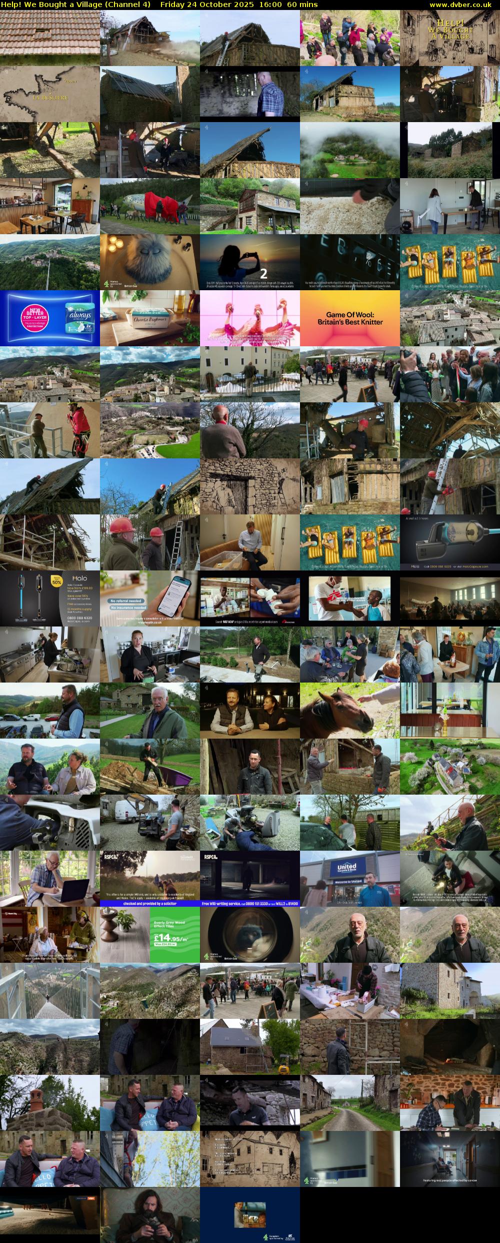 Help! We Bought a Village (Channel 4) Friday 24 October 2025 16:00 - 17:00