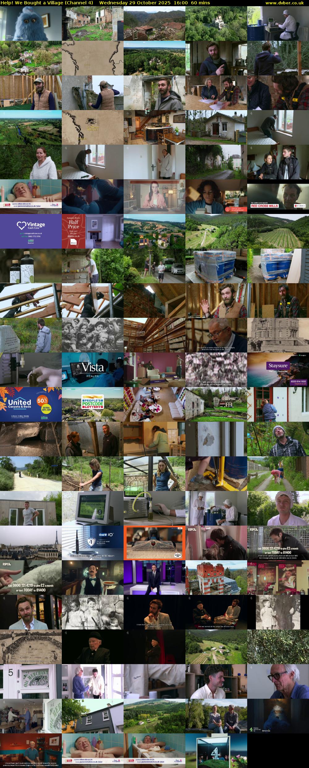 Help! We Bought a Village (Channel 4) Wednesday 29 October 2025 16:00 - 17:00