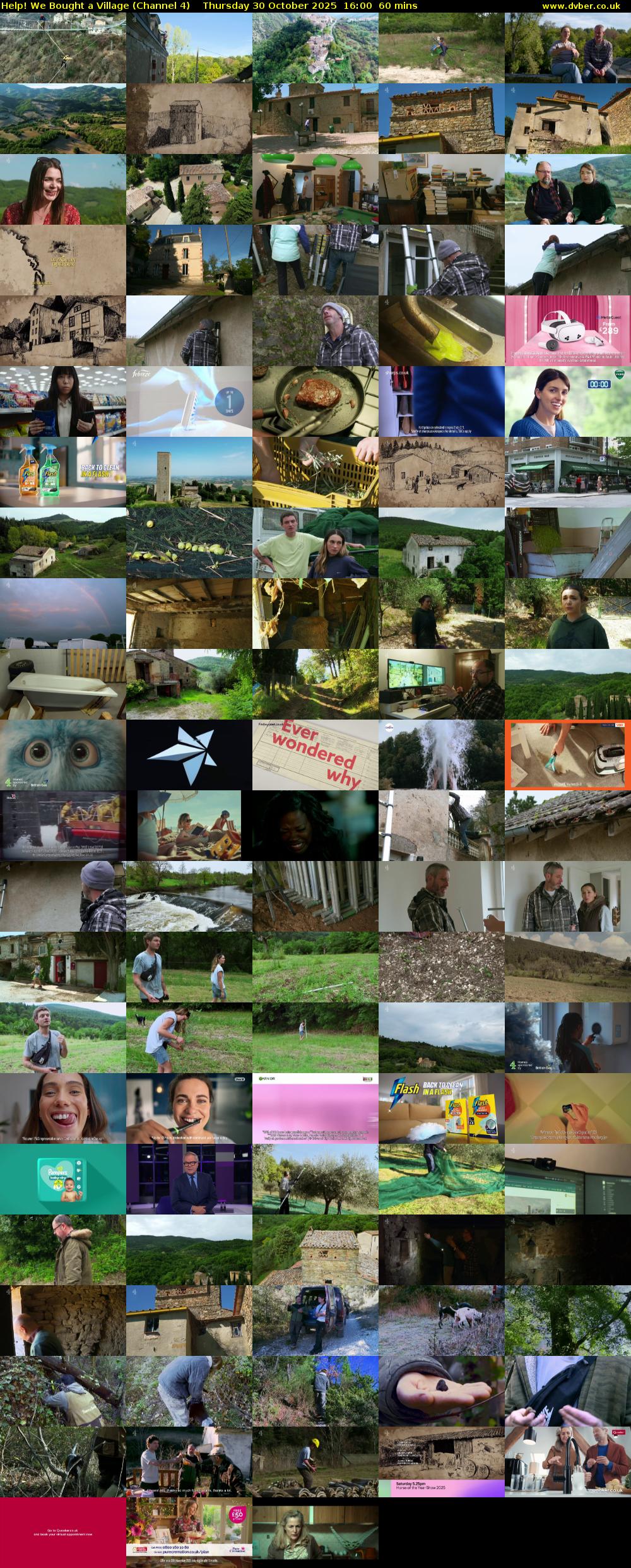 Help! We Bought a Village (Channel 4) Thursday 30 October 2025 16:00 - 17:00