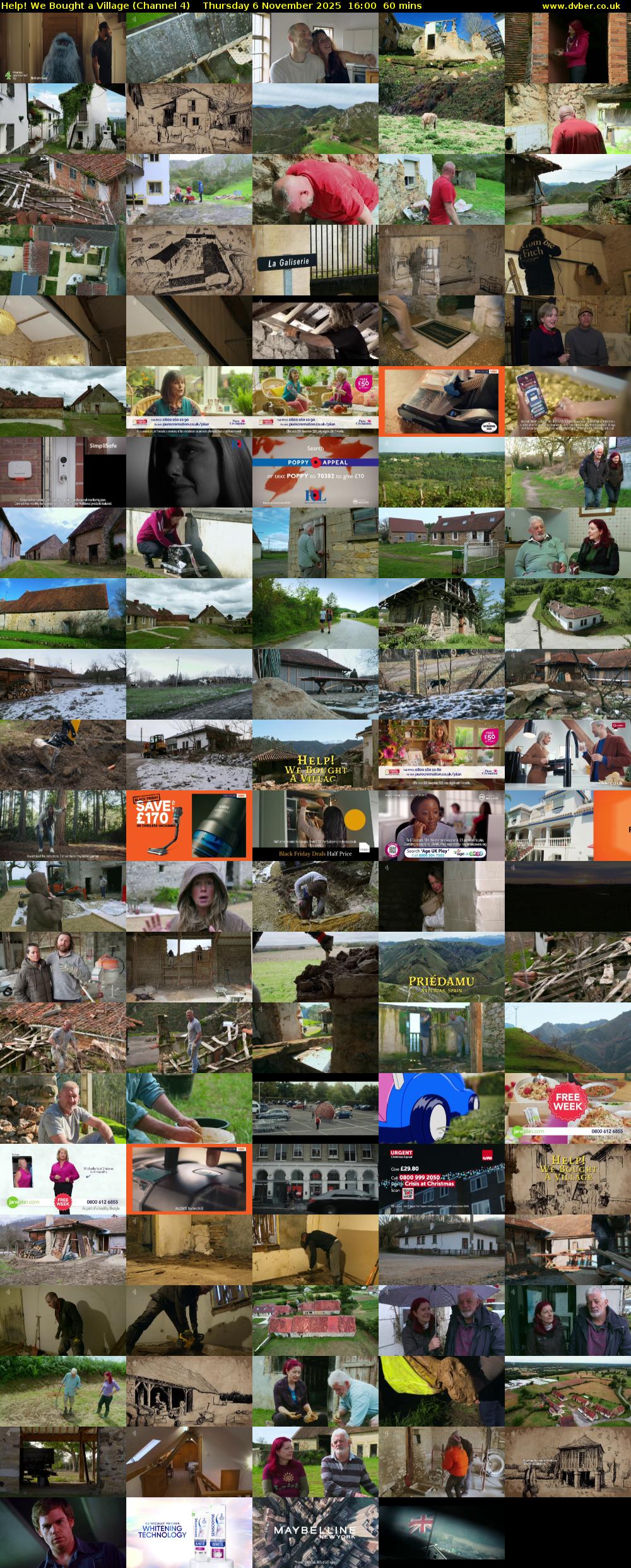 Help! We Bought a Village (Channel 4) Thursday 6 November 2025 16:00 - 17:00