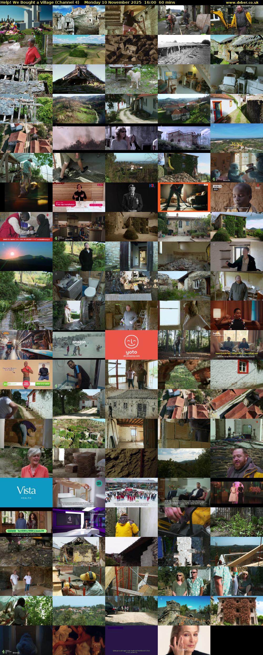 Help! We Bought a Village (Channel 4) Monday 10 November 2025 16:00 - 17:00