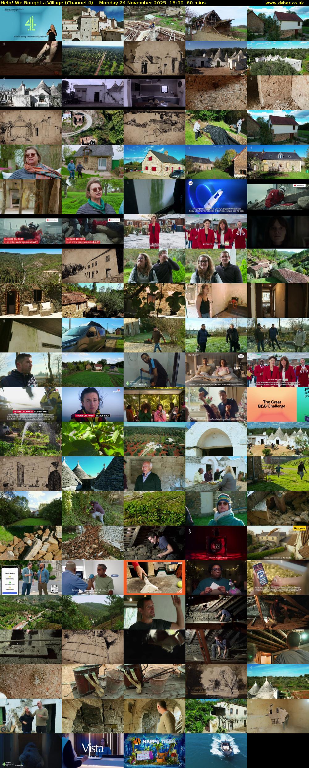 Help! We Bought a Village (Channel 4) Monday 24 November 2025 16:00 - 17:00