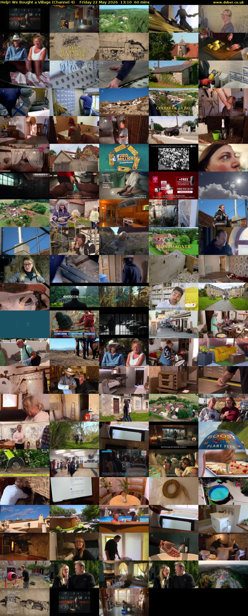 Help! We Bought a Village (Channel 4) Friday 22 May 2026 13:10 - 14:10