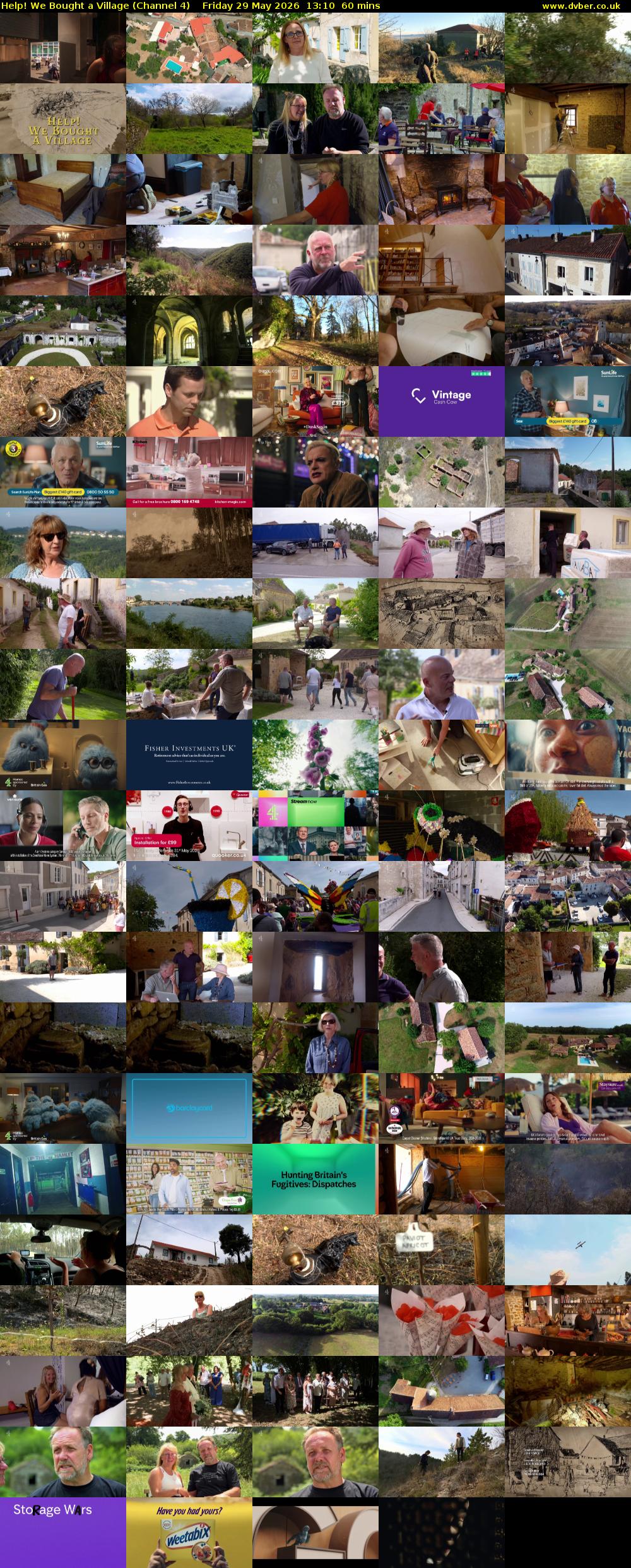 Help! We Bought a Village (Channel 4) Friday 29 May 2026 13:10 - 14:10