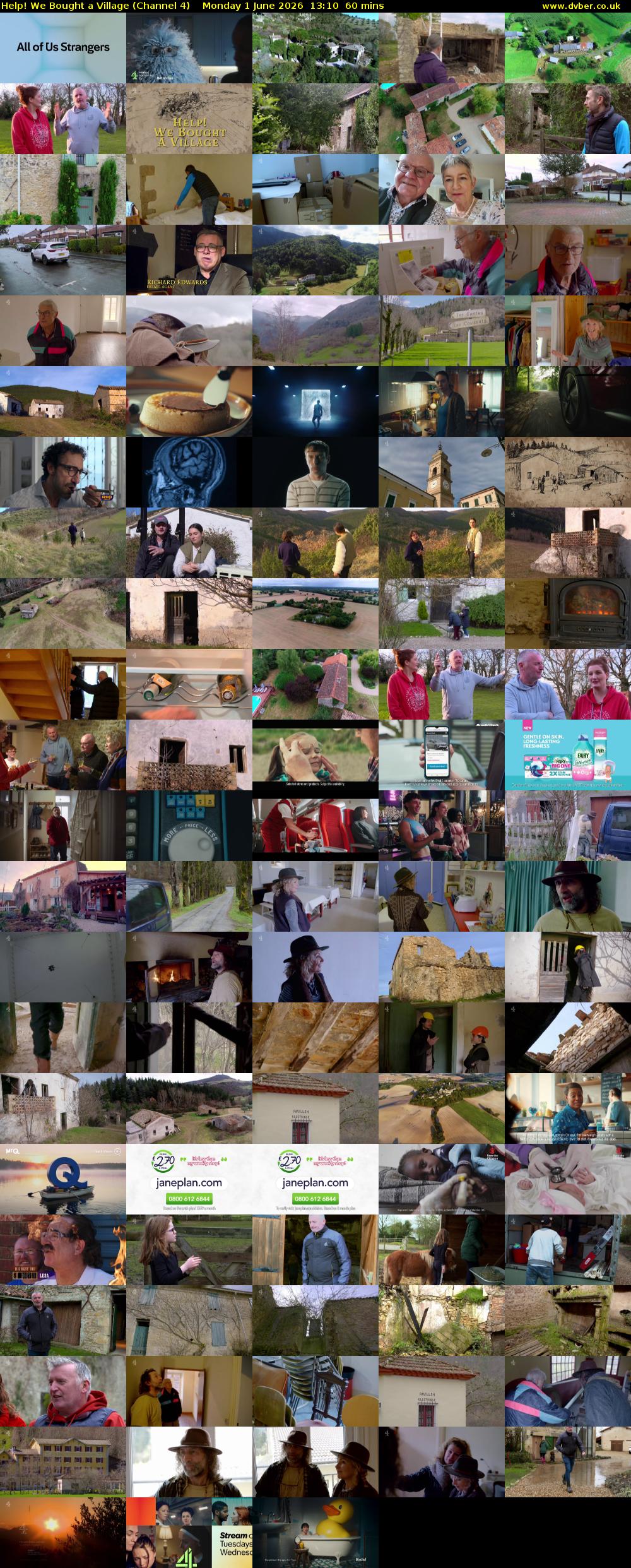 Help! We Bought a Village (Channel 4) Monday 1 June 2026 13:10 - 14:10