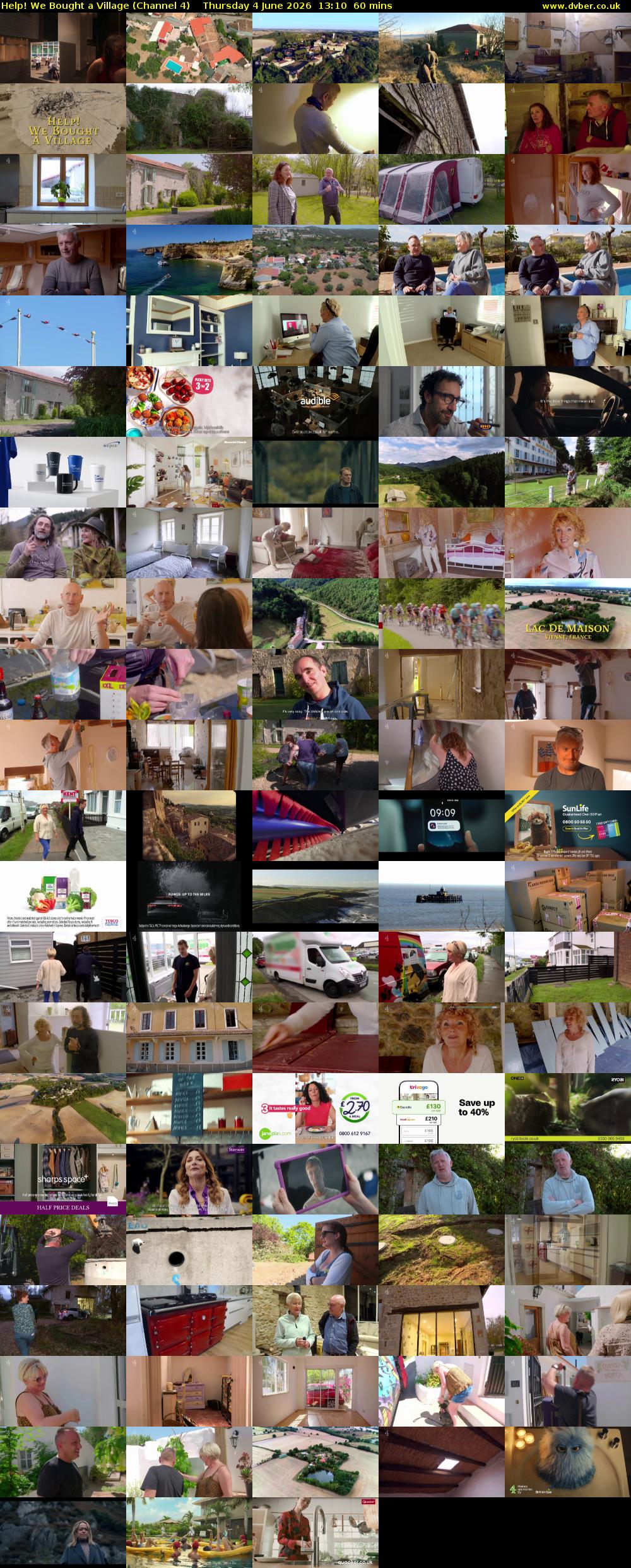 Help! We Bought a Village (Channel 4) Thursday 4 June 2026 13:10 - 14:10