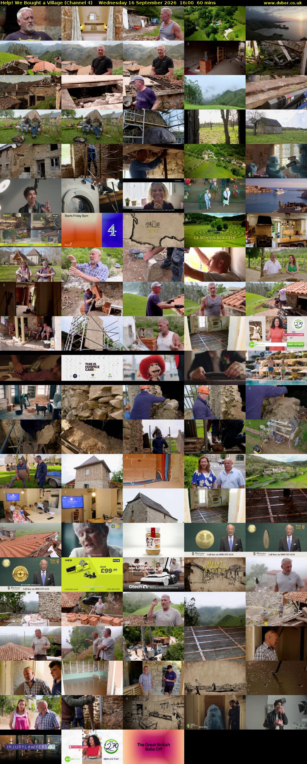 Help! We Bought a Village (Channel 4) Wednesday 16 September 2026 16:00 - 17:00
