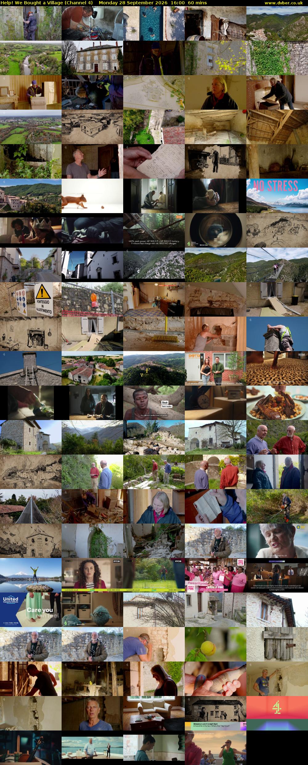 Help! We Bought a Village (Channel 4) Monday 28 September 2026 16:00 - 17:00