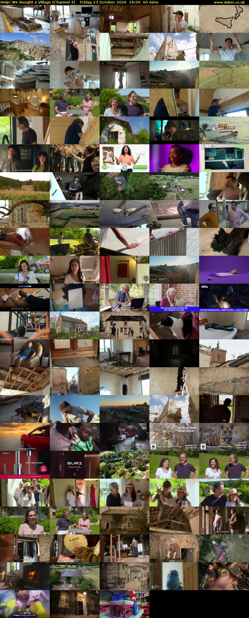 Help! We Bought a Village (Channel 4) Friday 23 October 2026 16:00 - 17:00