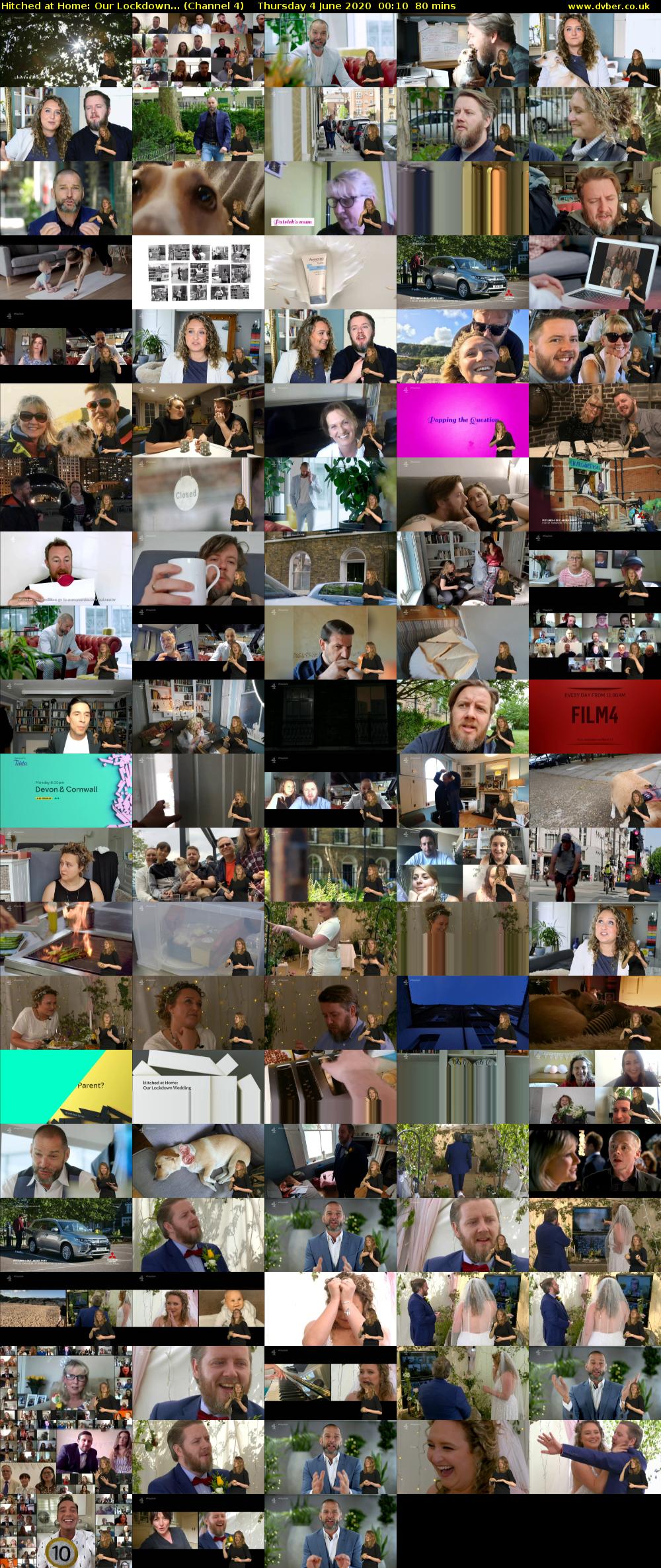 Hitched at Home: Our Lockdown... (Channel 4) Thursday 4 June 2020 00:10 - 01:30
