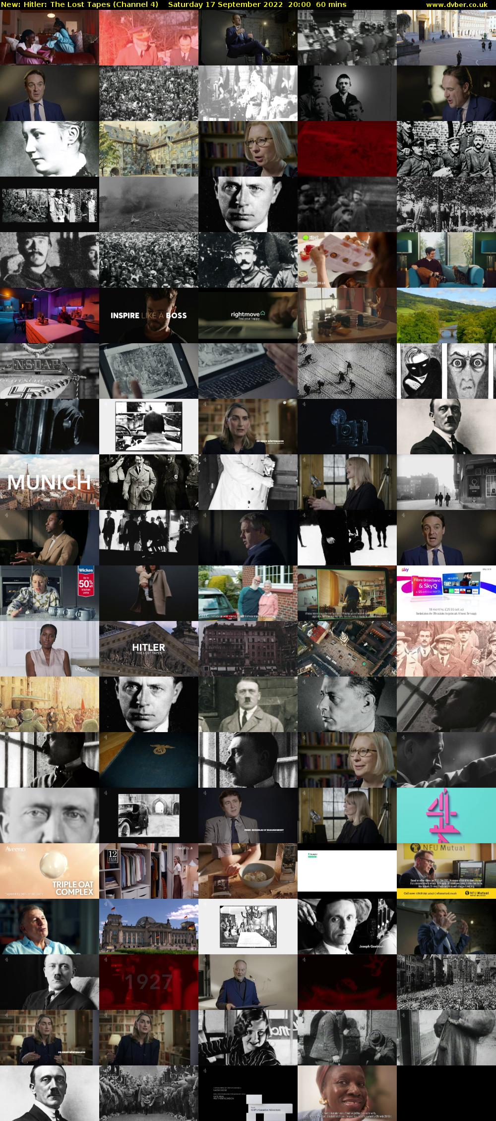 Hitler: The Lost Tapes (Channel 4) Saturday 17 September 2022 20:00 - 21:00